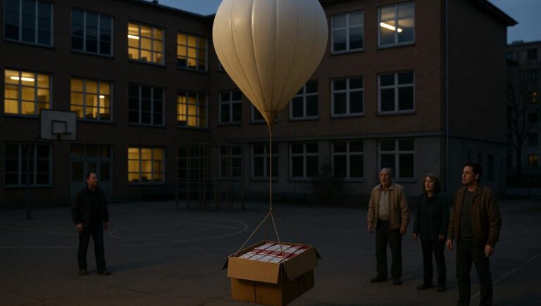 У Каунасі приземлилася куля з сигаретами з Білорусі