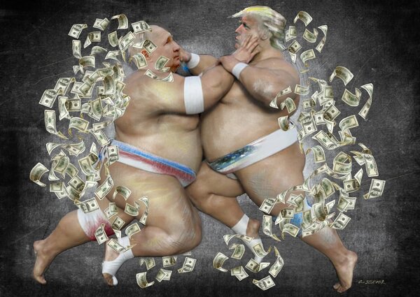 "І це все?". Зустріч Трампа і путіна на Алясці у ФОТОжабах