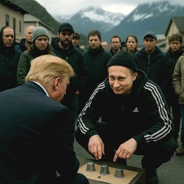 "І це все?". Зустріч Трампа і путіна на Алясці у ФОТОжабах