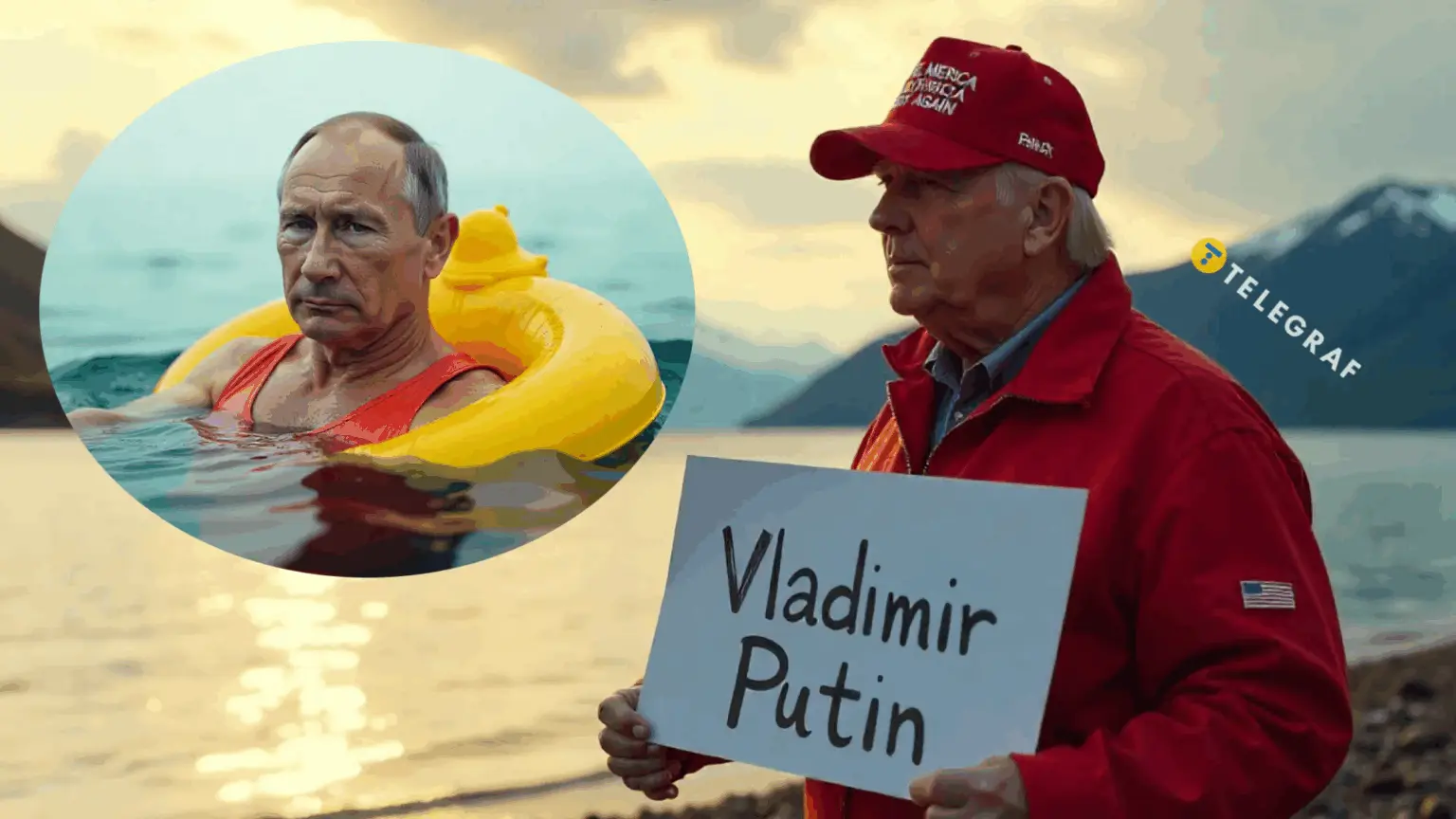 Навіть чайки розуміють: яскраві меми про майбутній візит Путіна на Аляску