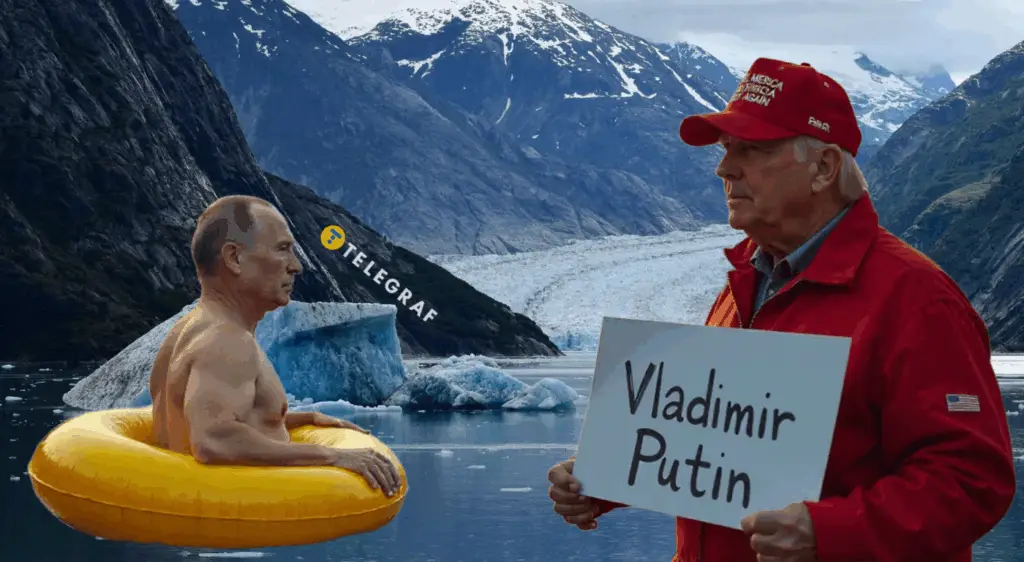 Навіть чайки розуміють: яскраві меми про майбутній візит Путіна на Аляску