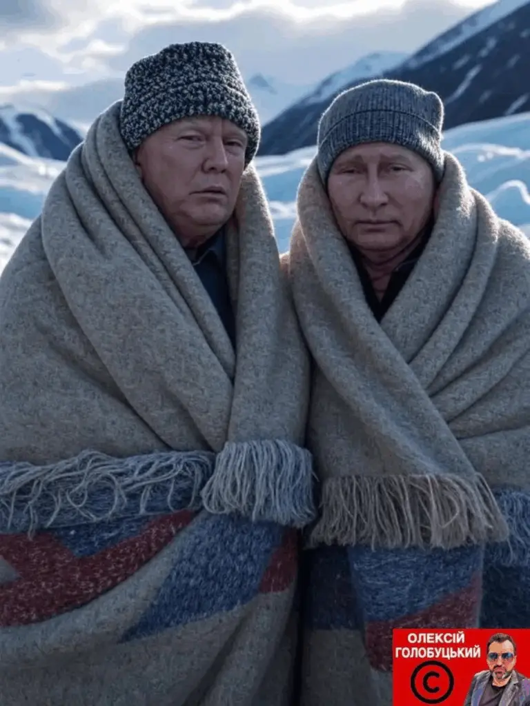 Навіть чайки розуміють: яскраві меми про майбутній візит Путіна на Аляску