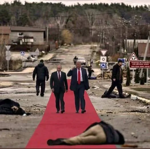 "Америка впала": прийом Путіна на Алясці висміяли гострими карикатурами