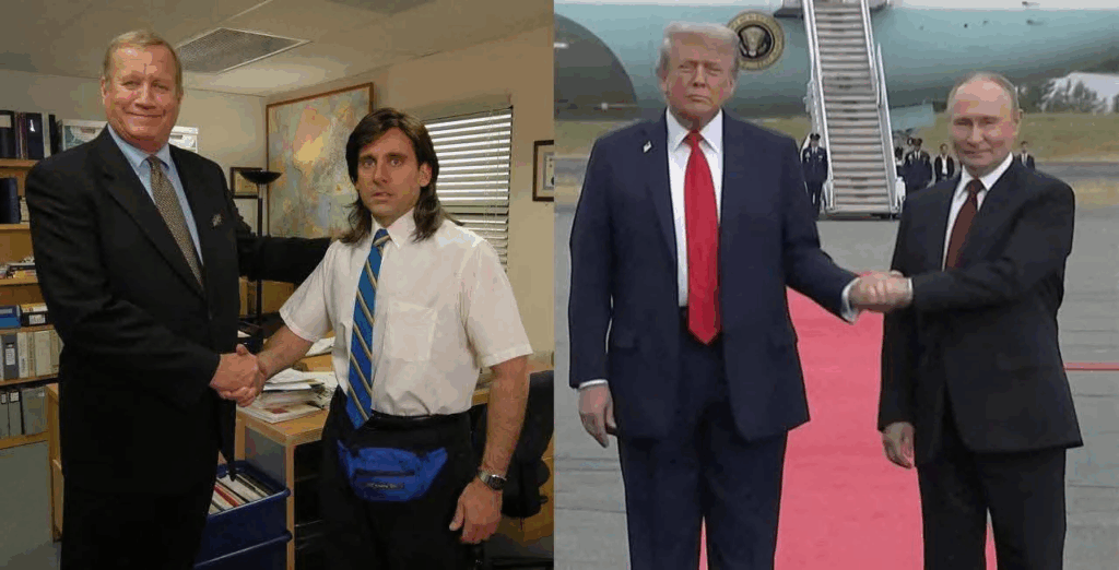 "Довго летів? 4 повних валізи". У мережі не вщухають меми про зустріч Путіна і Трампа на Алясці