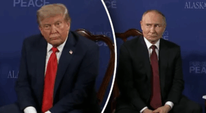 "Весільна церемонія": у Мережі висміяли "ласкаву" зустріч Путіна і Трампа