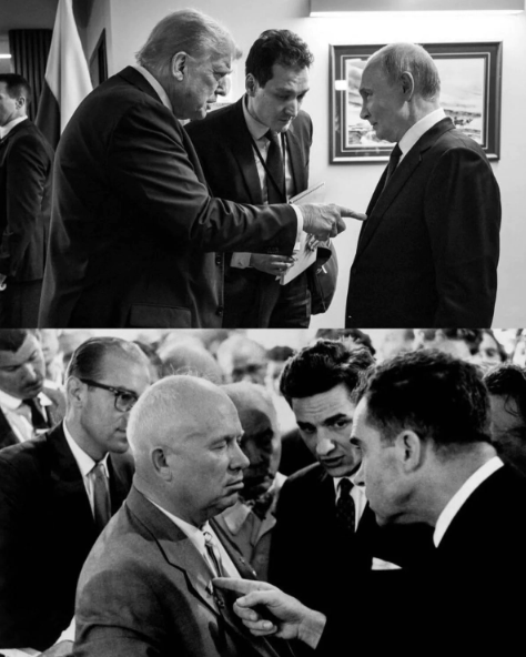 На фото з саміту Трампа і Путіна побачили "мандрівника в часі"