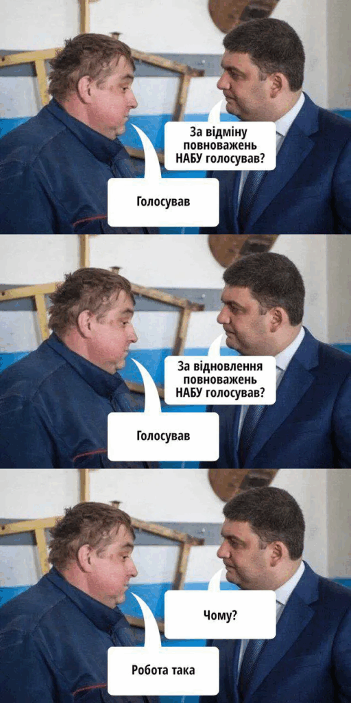 Згадали Безуглу і не тільки: найкращі меми про голосування Ради за закон щодо НАБУ та САП