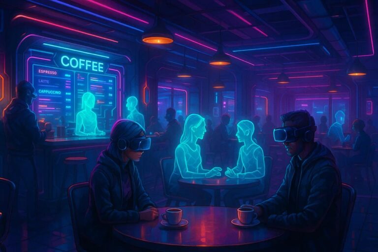 Віртуальні кав’ярні захоплюють світ: де пити каву та спілкуватися у метавсесвіті