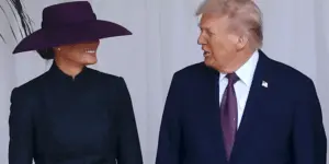 У мережі підняли на сміх Меланію Трамп, яка зустрілася з королівською родиною в непрактичному образі (Фото)