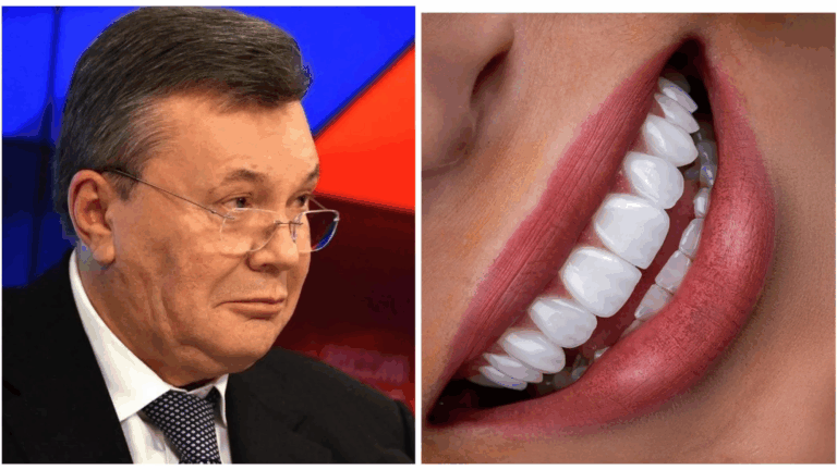 Може рекламувати зубну пасту: нові зуби Януковича насмішили мережу, найкращі меми