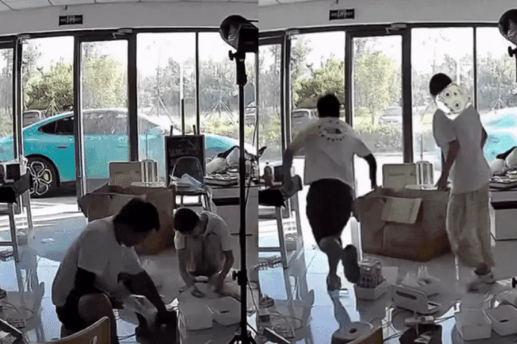 Xiaomi SU7 сам виїхав із двору, поки господар був на кухні Xiaomi SU7 сам виїхав із двору, поки господар був на кухні