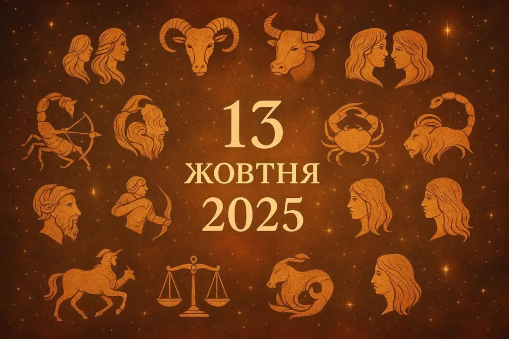 Гороскоп на 13 жовтня 2025 року для всіх знаків Зодіаку Гороскоп на 13 жовтня 2025 року для всіх знаків Зодіаку