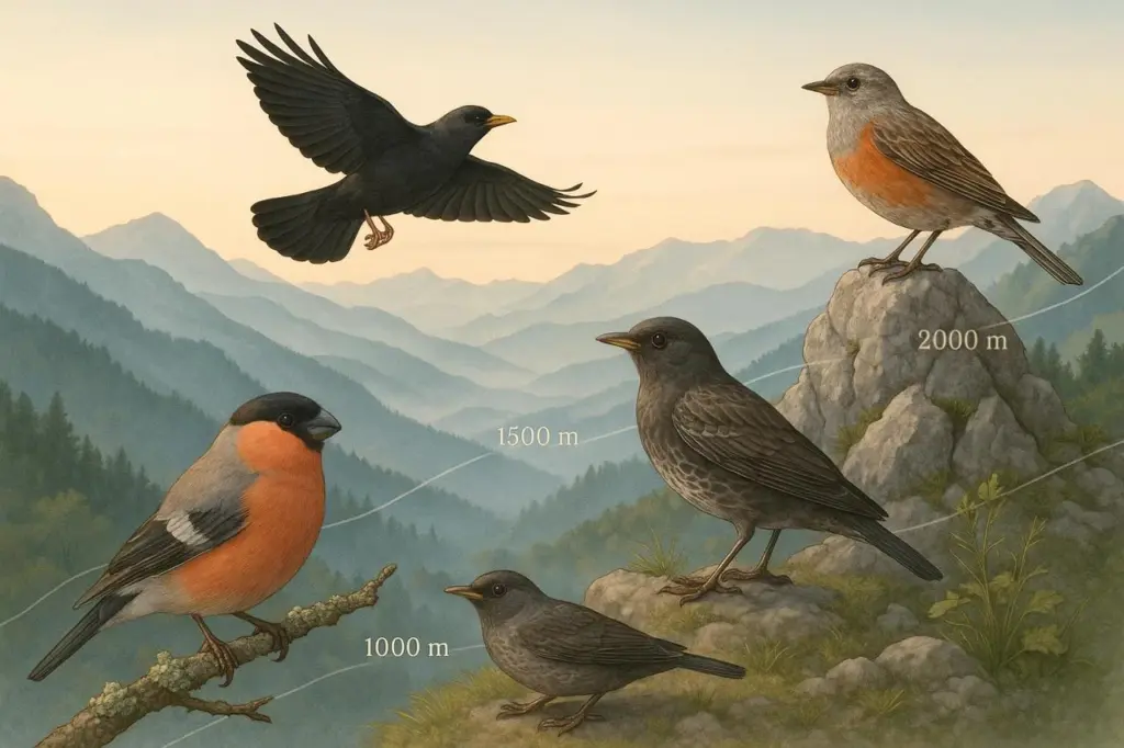 Клімат змушує птахів тікати в гори: 63% видів вже змінили висотні ареали