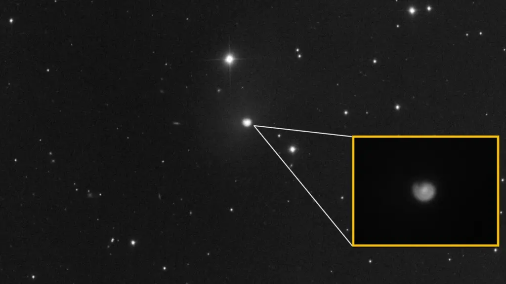 Кріовулканічна комета засвітилася у 100 разів яскравіше Кріовулканічна комета засвітилася у 100 разів яскравіше