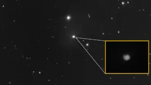 Кріовулканічна комета засвітилася у 100 разів яскравіше