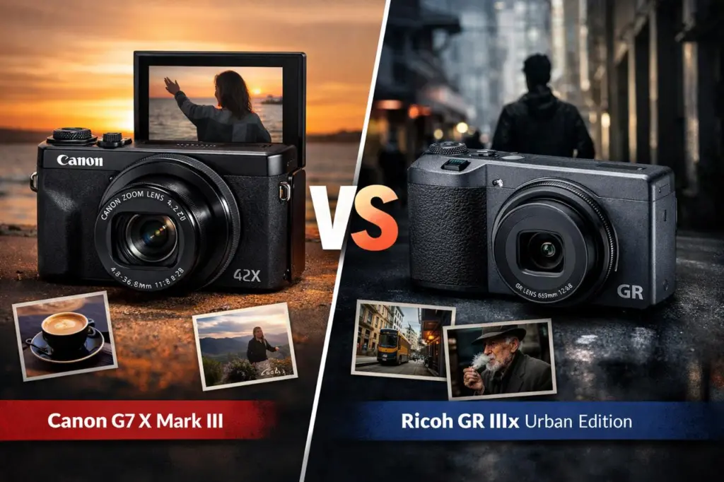 Canon G7 X Mark III vs Ricoh GR IIIx: дві кишенькові камери — два різні світи