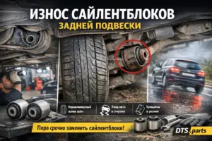 Сайлентблоки заднего рычага: когда нужна замена и почему