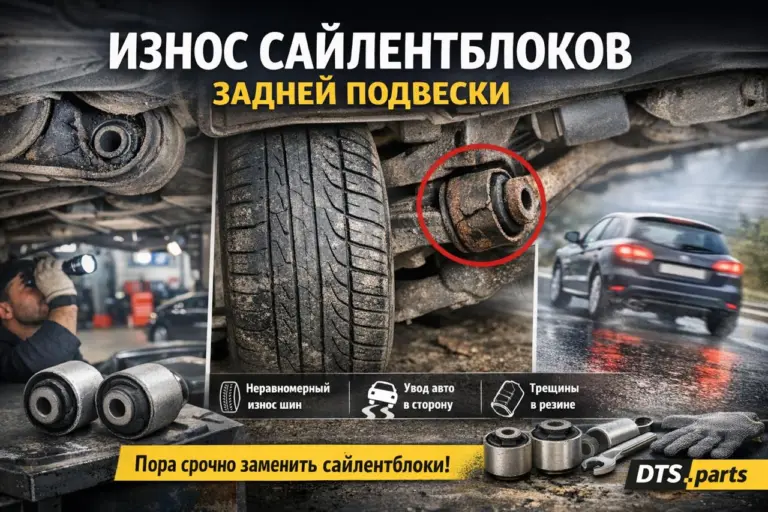 Сайлентблоки заднего рычага: когда нужна замена и почему