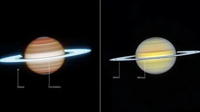 Телескопи Вебб і Габбл показали нові деталі атмосфери Сатурна