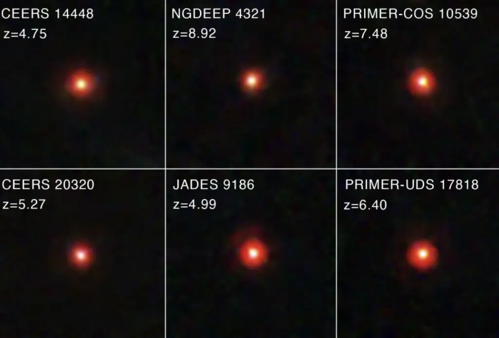 Телескоп Вебба зафіксував загадкові «червоні крапки» — вчені не знають, що це