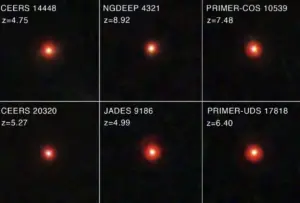 Телескоп Вебба зафіксував загадкові «червоні крапки» — вчені не знають, що це