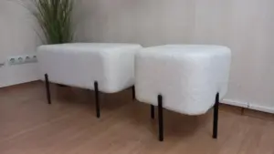 Пуфик у інтер'єрі: менше місця — більше користі