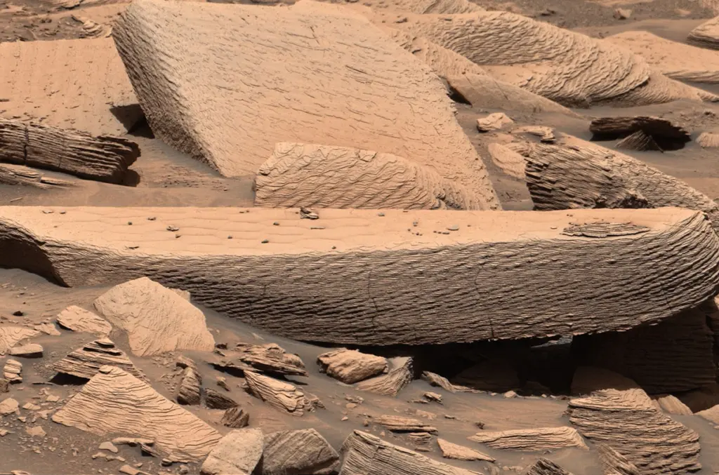 Curiosity зафіксував суперструктури піщаних хвиль віком 3,6 млрд років