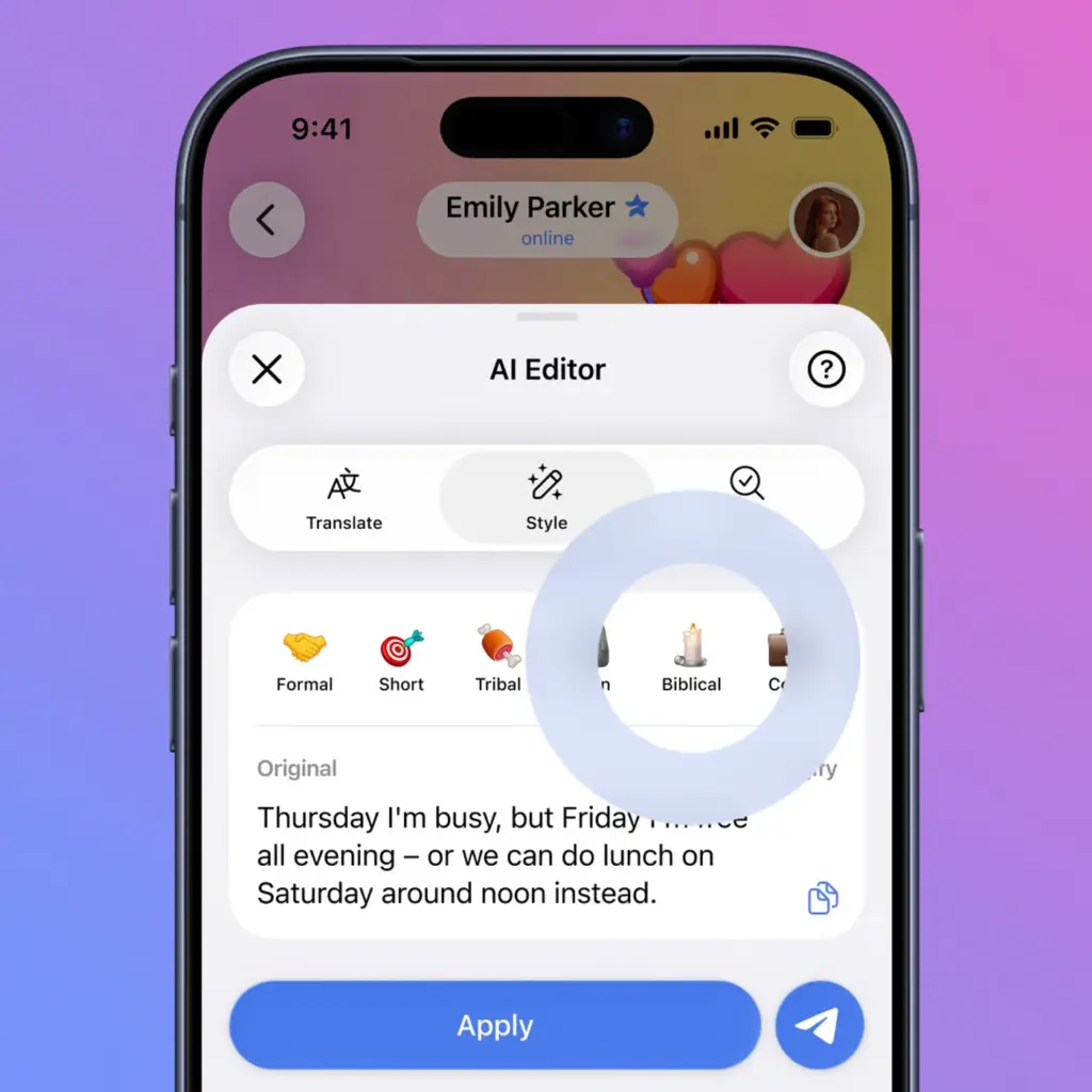 Оновлення Telegram: сканер документів та контроль ботів