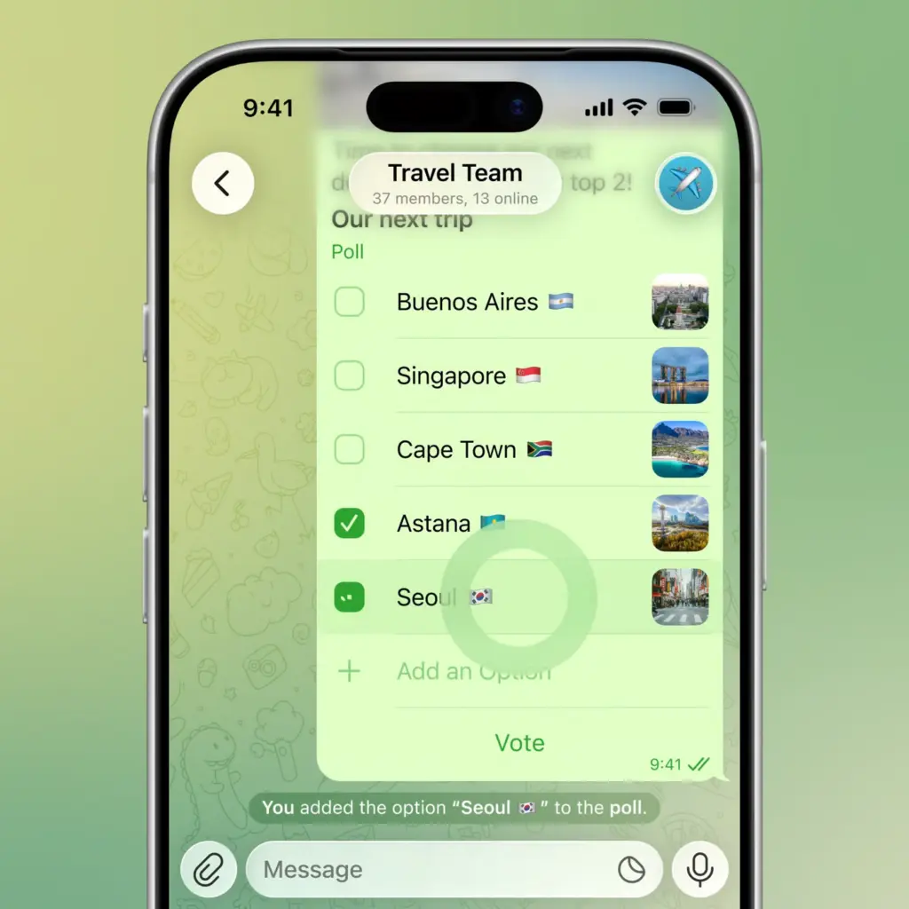 Оновлення Telegram: сканер документів та контроль ботів