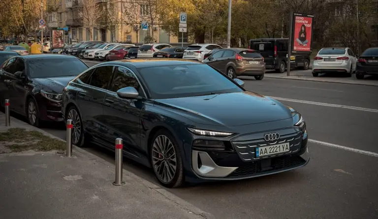 У Києві вперше помітили лектричний Audi S6 Sportback