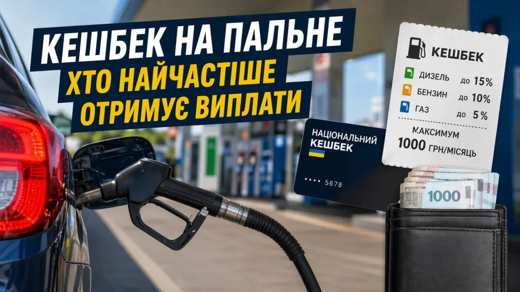 Кешбек на пальне в Україні: хто отримує виплати найчастіше