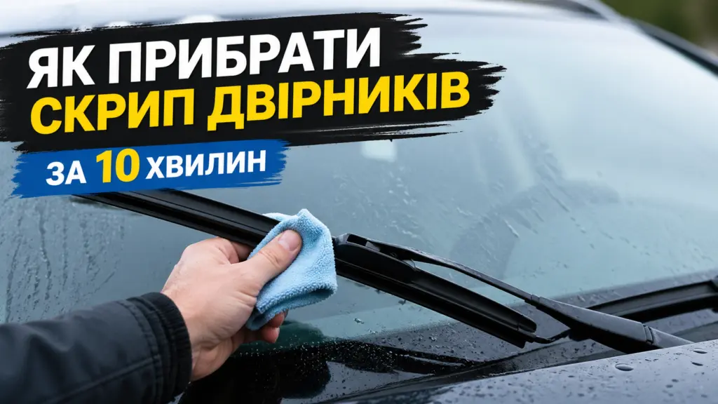 Як позбутися скрипу двірників по склу авто: шість дієвих способів