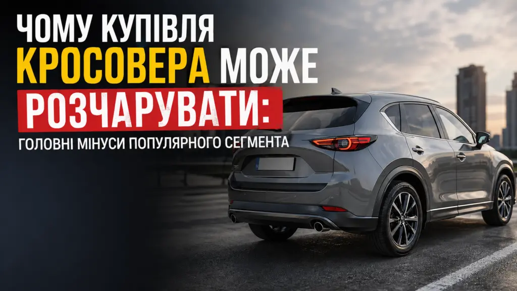 Чому купівля кросовера може розчарувати: головні мінуси популярного сегмента