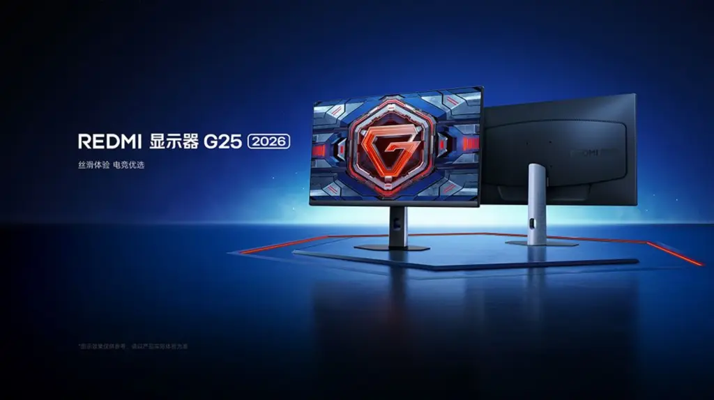 Xiaomi представила Redmi G25 і G27Q 2026: бюджетні монітори з частотою до 320 Гц