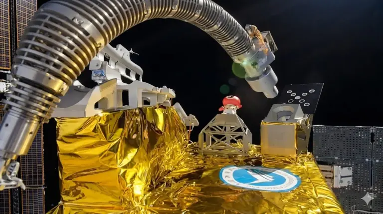 Китай протестував гнучку «руку» для ремонту супутників прямо в космосі