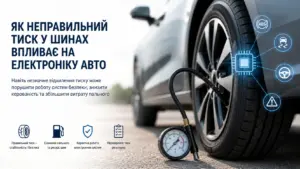Неправильний тиск у колесах здатен порушити роботу систем безпеки