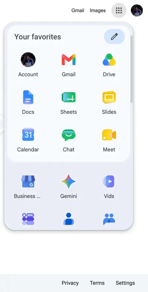 Google змінює іконки Workspace: Gmail, Drive і Docs отримали новий стиль