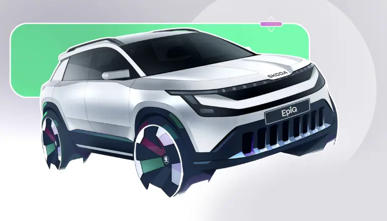 Škoda розкрила інтер’єр нового електрокросовера Epiq