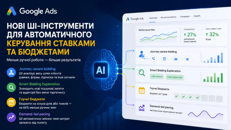 Google автоматизує рекламу ще сильніше: що відомо про нові функції Ads